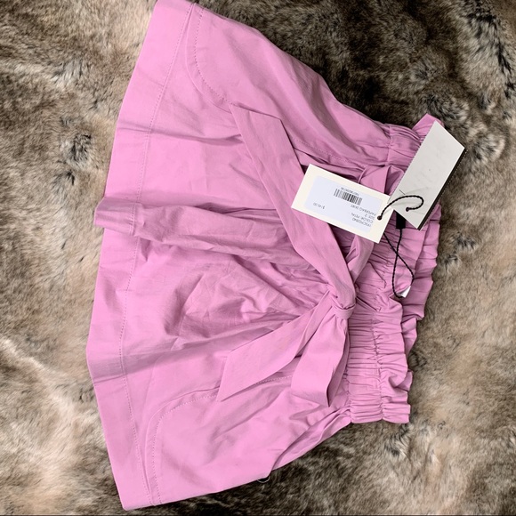 MILLY MINIS TIE BACK BUTTON UP AND PAPERBAG SKIRT - Picture 6 of 7